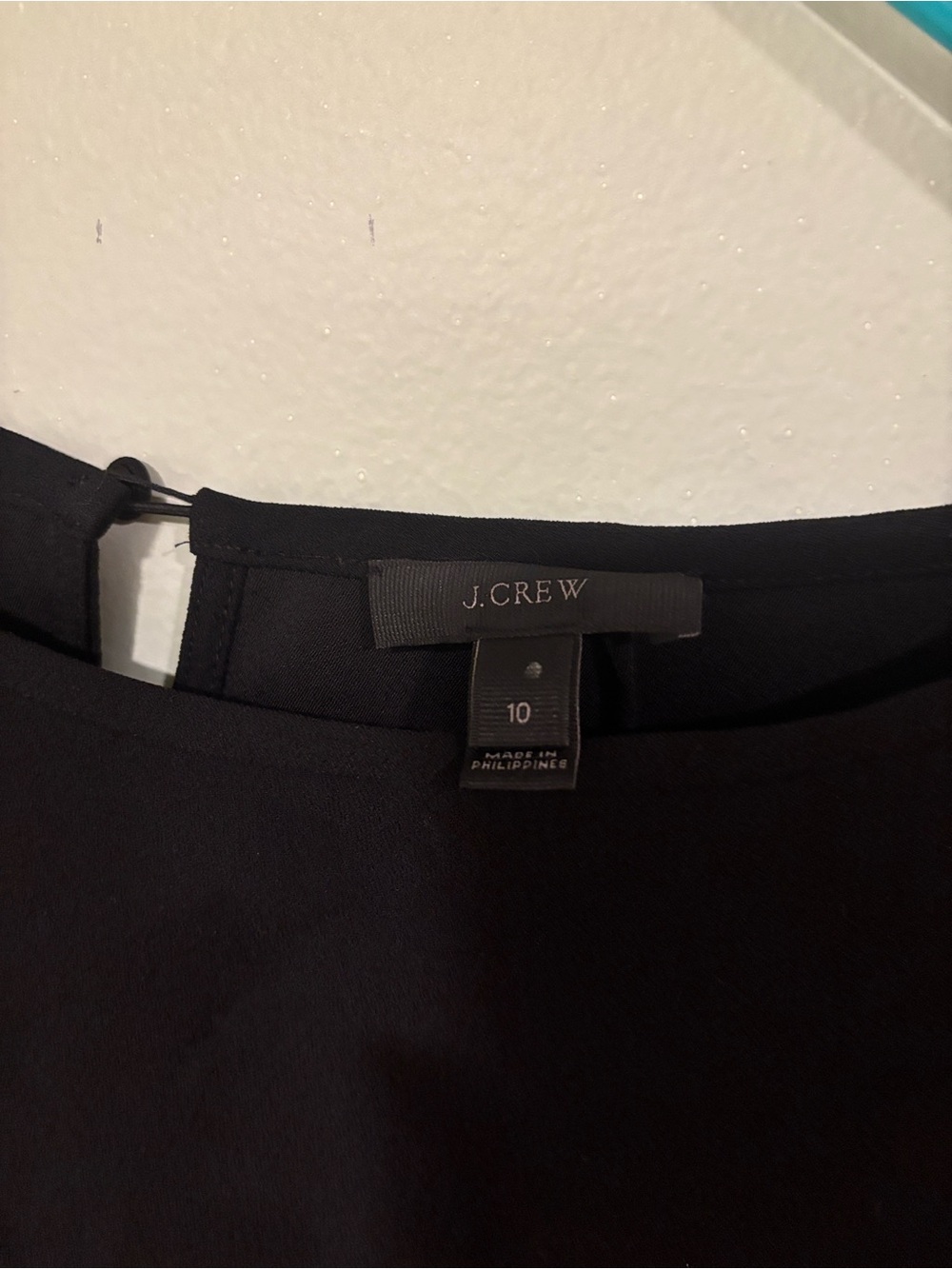 J Crew Black Ruffle Sleeve Blouse - Picture 2 of 4